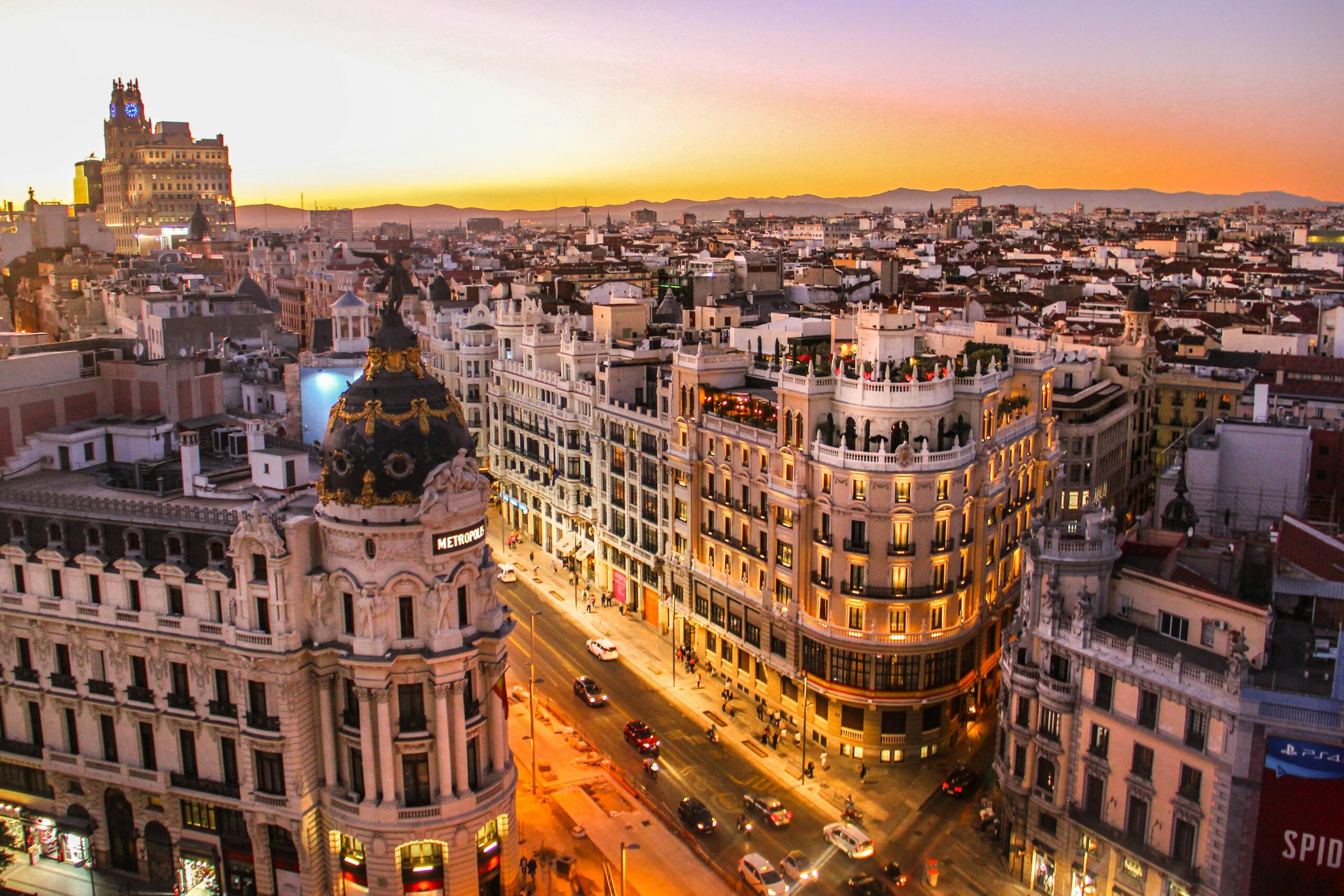 Madrid city landmarks
